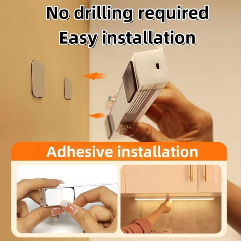 Wireless Motion Sensor LED Night Light | USB Rechargeable | Stick-On Stair & Hallway Light